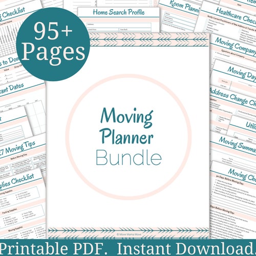 Relocation/moving Planner Digital Download Only - Etsy