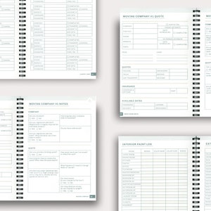 Relocation Planner, Moving Planner, Physical Relocation Planner, Physical Moving Planner, Physical Planner, Relocation Planning Kit image 5