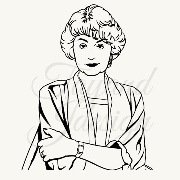 Golden Girls Dorothy Inspired SVG