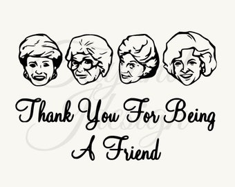 Golden Girls Inspired SVG