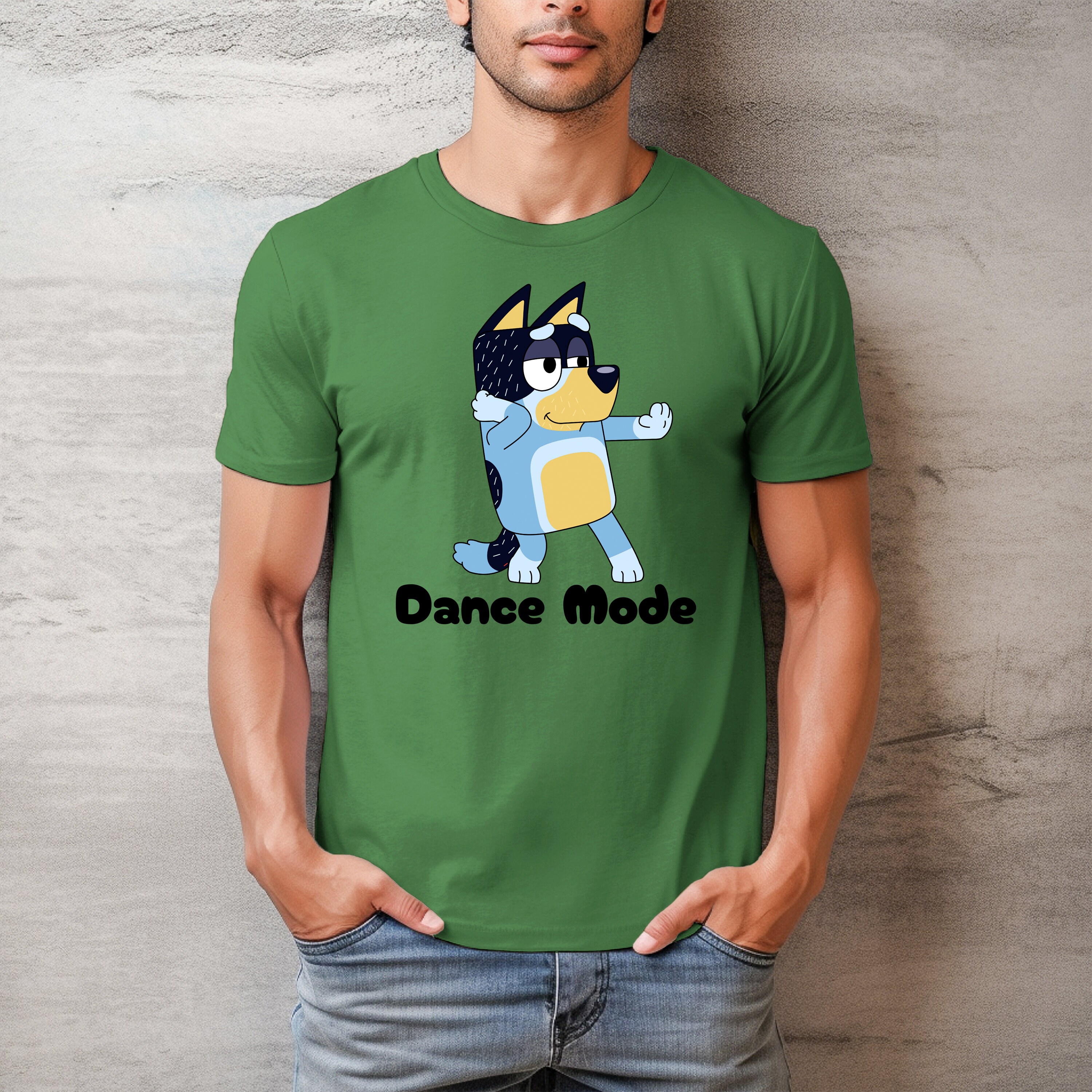 Dance Mode Bluey Shirt Bluey T-shirt Bandit Heeler Shirt - Etsy