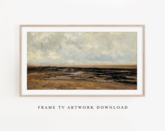 NORMANDY • Samsung Frame TV Artwork, Landscape Art Print, Digital Art, Frame tv, Vintage landscape painting