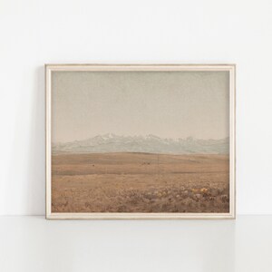 COLORADO PEAK • Landscape Art Print, Vintage landscape painting, Vintage art print, antique art, Mountain painting, Oil painting, PRINTABLE
