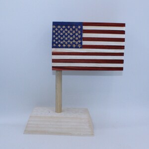 Wooden American Flag Decoration