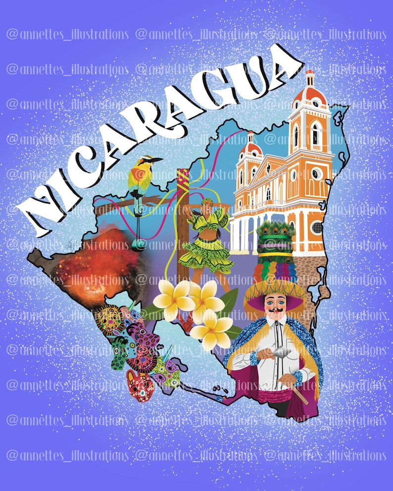 Nicaragua Art: Collection 3 NEW DIGITAL DOWNLOAD - Etsy