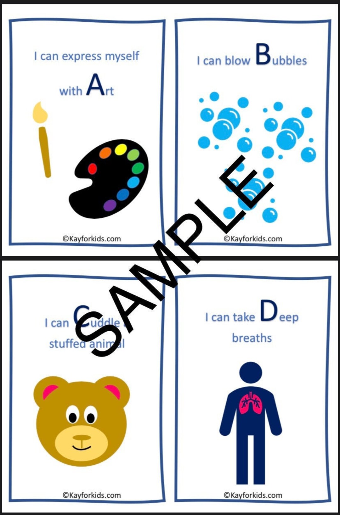 The Abc's of Calming Down - Etsy