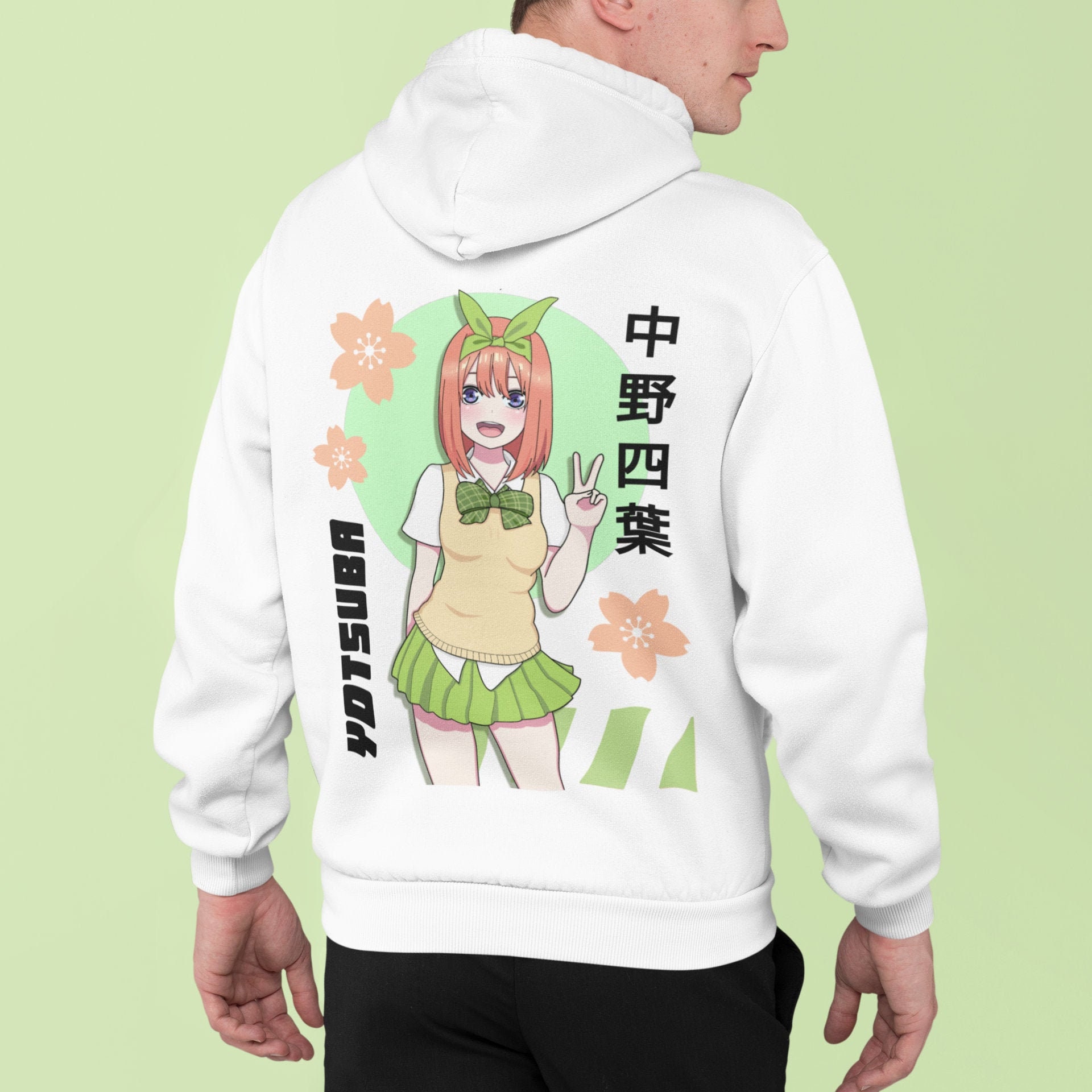 Sudadera Con Capucha Anime Harajuku Nakano Yotsuba The Quint Sudadera Con Capucha Anime Harajuku Nakano Yotsuba The Quint