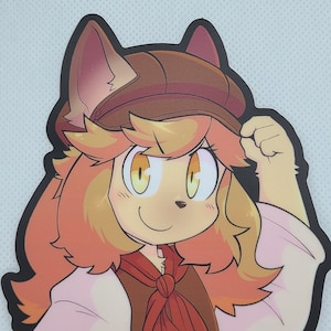 Mei Marzipan Large Vinyl Sticker