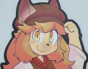 Mei Marzipan Large Vinyl Sticker