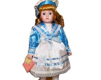Kingstate Porcelain Doll Jessica - 1990s Dollcrafter Collectible