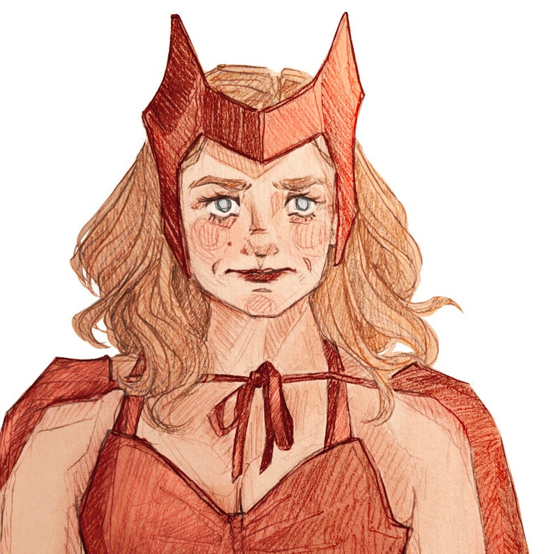 Wanda Maximoff sokovian Fortune Teller Etsy UK