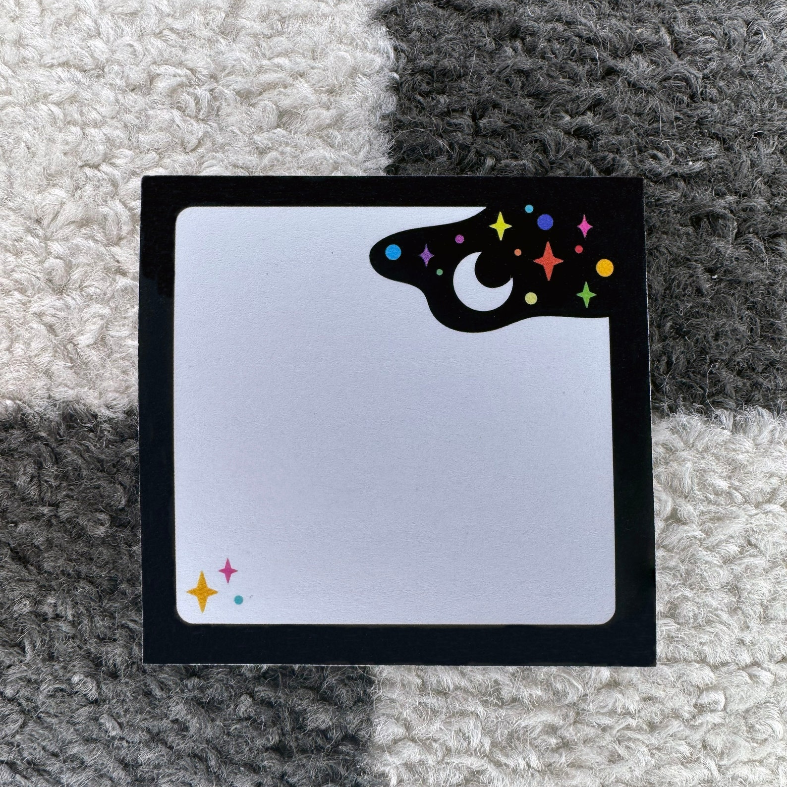 Starry Galaxy 3 X 3 In. Post-it Notes | 50 Sheets of Paper | Moon and ...