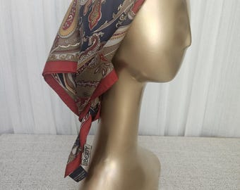 Liberty Scarf Silk Cross & Paisley Design