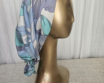 Silk Scarf Vintage Jim Thompson Tropical Leaves