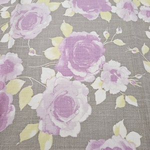 Sanderson Fabric Roses Linen Furnishing Quality 71 cm Length