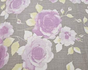 Sanderson Rosen Leinen Einrichtungsqualität 71 cm Länge