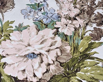 Sanderson Cotton Sateen 1960er Jahre Floral 165 Länge