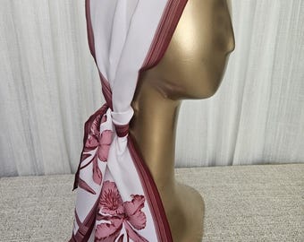 Vintage Scarf P Saint Hilaire Paris Lily European Fashion