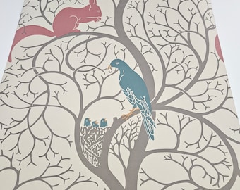 Wallpaper Sanderson Squirrel & Dove Design New 1 Roll Only