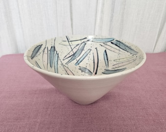 Andrea Ebsworth Deep Pottery Bowl Memphis Inspired