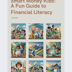 Smart Money Kids: Una guía divertida para la educación financiera / Libro electrónico sobre presupuestos, inversiones y tarjetas de crédito / Enseñe a los niños habilidades de educación financiera