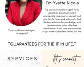 Editable Canva Flyer Template | Insurance Agent | Real Estate | Financial Advisor | Instant Download