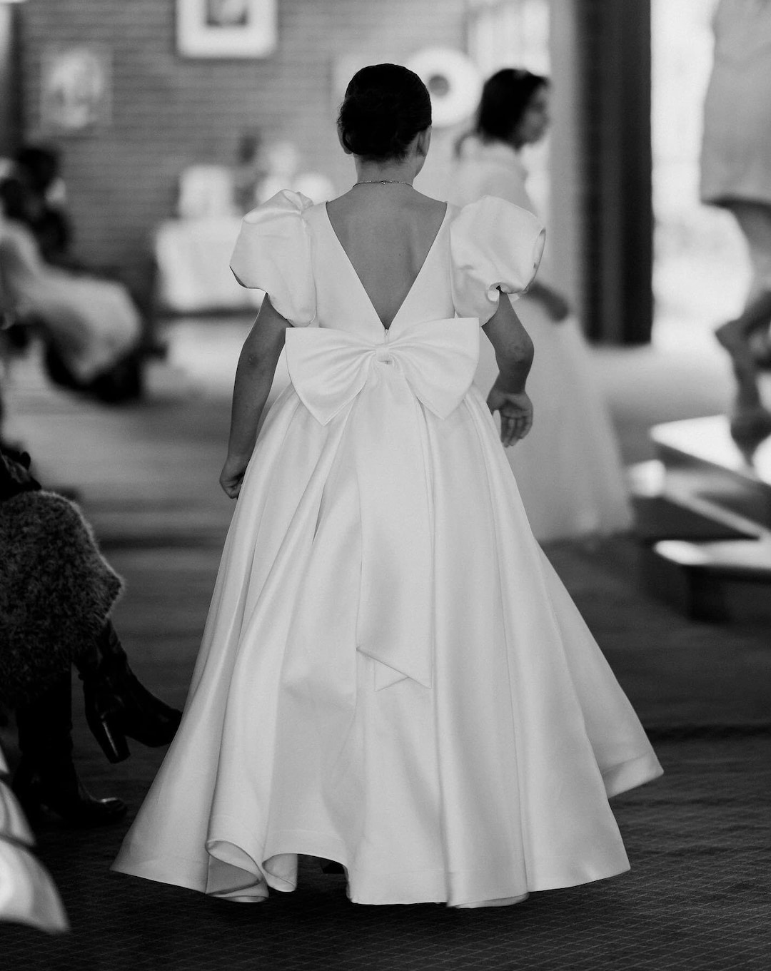 Chiffon Long Bridesmaid Gowns with Bow Sash Turquoise