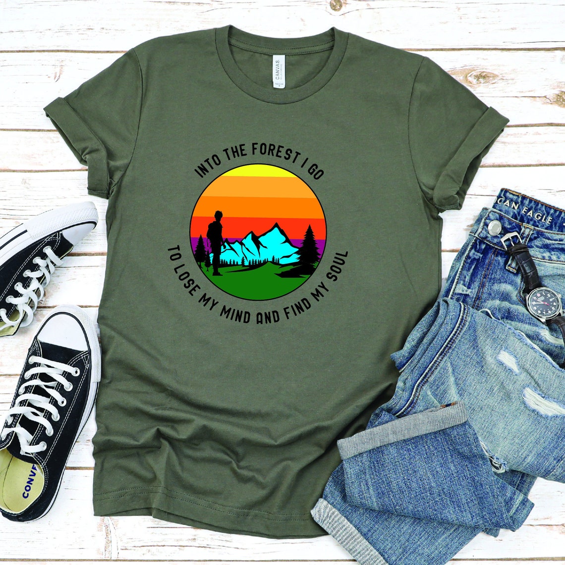 Mountain shirt shirts for men men's shirts graphic tee | Etsy