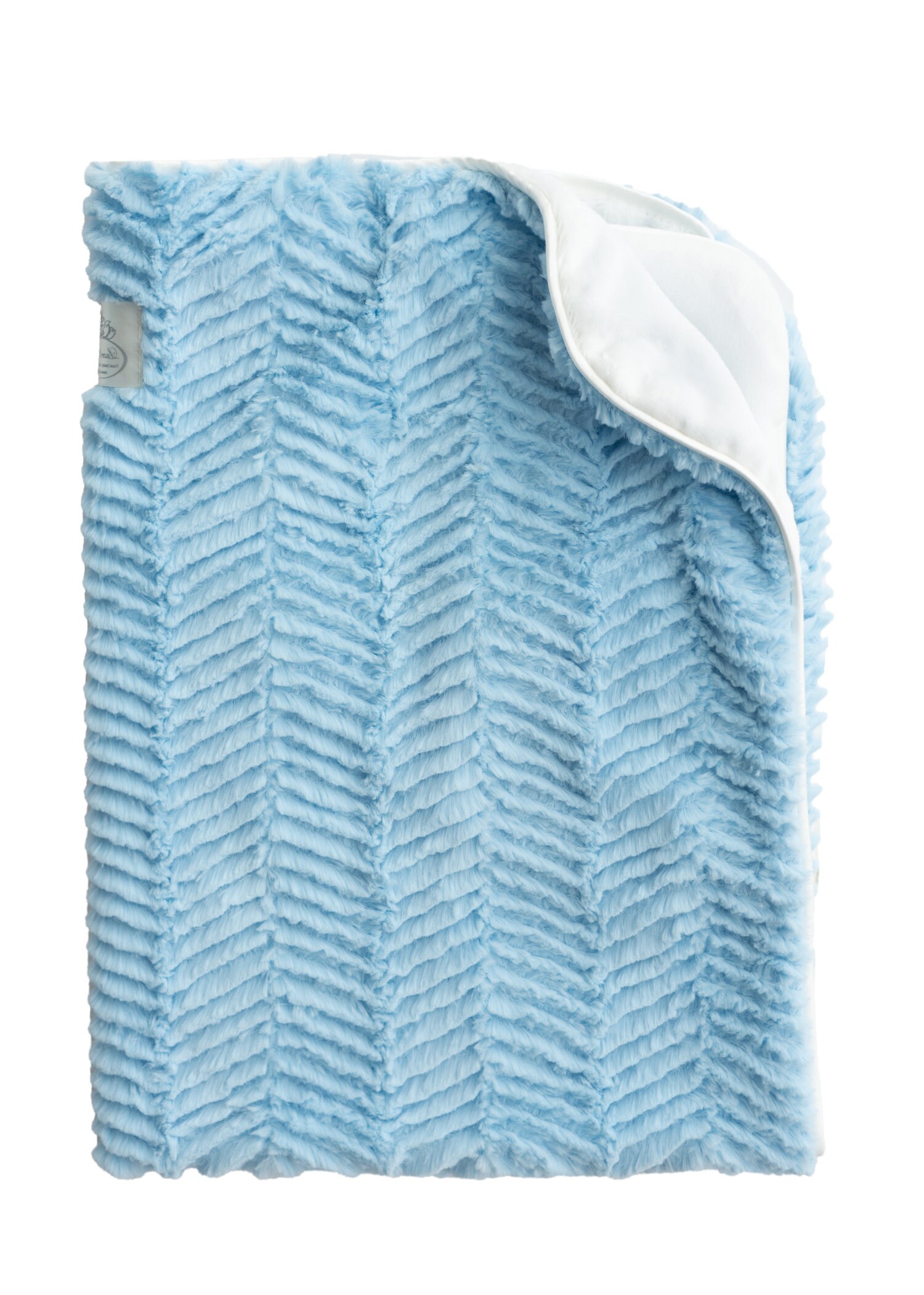 Personalized Soft Blue Blanket Collection Unisex Gift Etsy