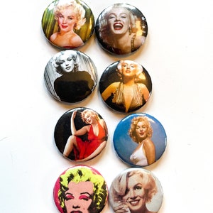 Marilyn Monroe Pinbacks or Magnets