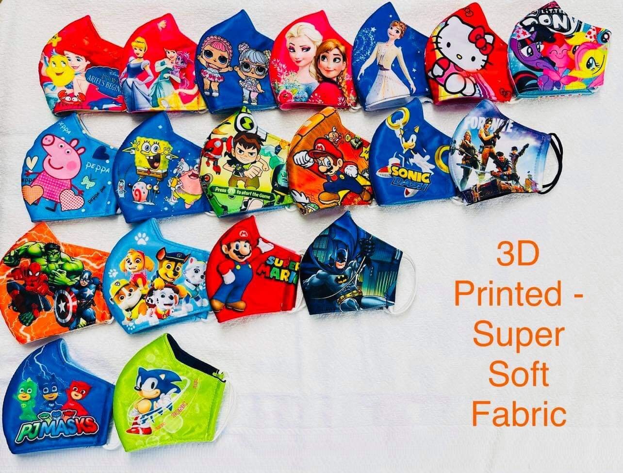 Washable Children Kids Face Mask Breathable Fast Shipping US Seller C…