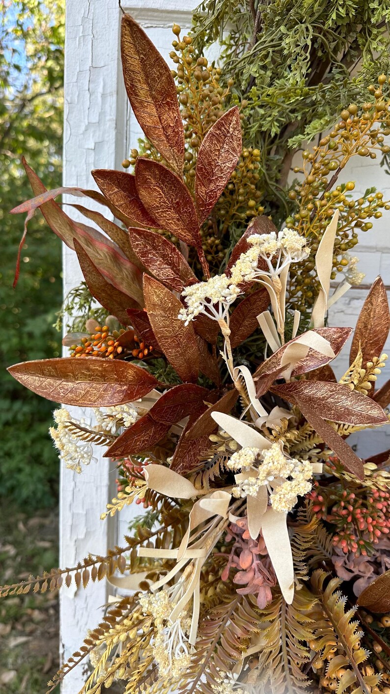 Extra Large Fall Wreath for Front Door, Elegant Wreath, One of a Kind