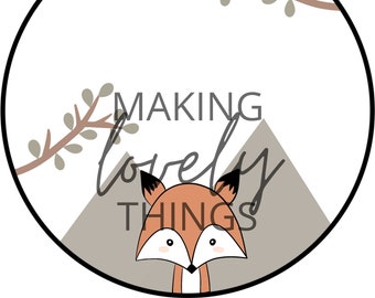 Woodland PNG, plantilla de sierra de desplazamiento, plantilla de vivero, plantilla de zorro, plantilla de signo de nombre, archivo de nombre de bosque, descarga digital, archivo de bosque