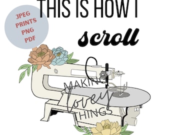 Sierra de desplazamiento PDF PNG jpeg impresiones, archivos de sierra de desplazamiento, carpintería, decoración de paredes, bricolaje, fabricante de letreros, creador, creador, herramientas eléctricas, impresiones de herramientas