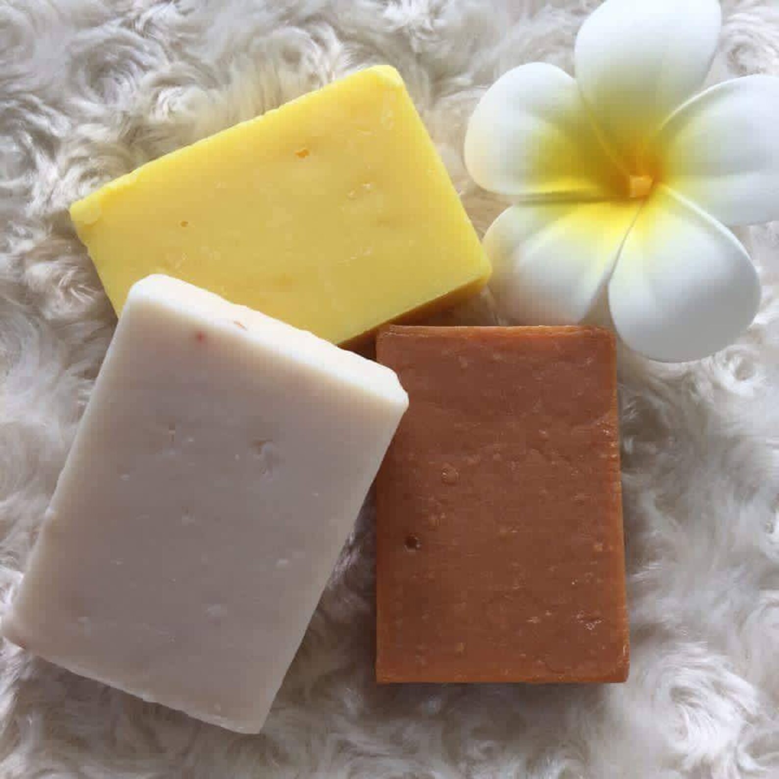 3 RICE MILK SOAP with vitamine BC gift set with a Hand Etsy