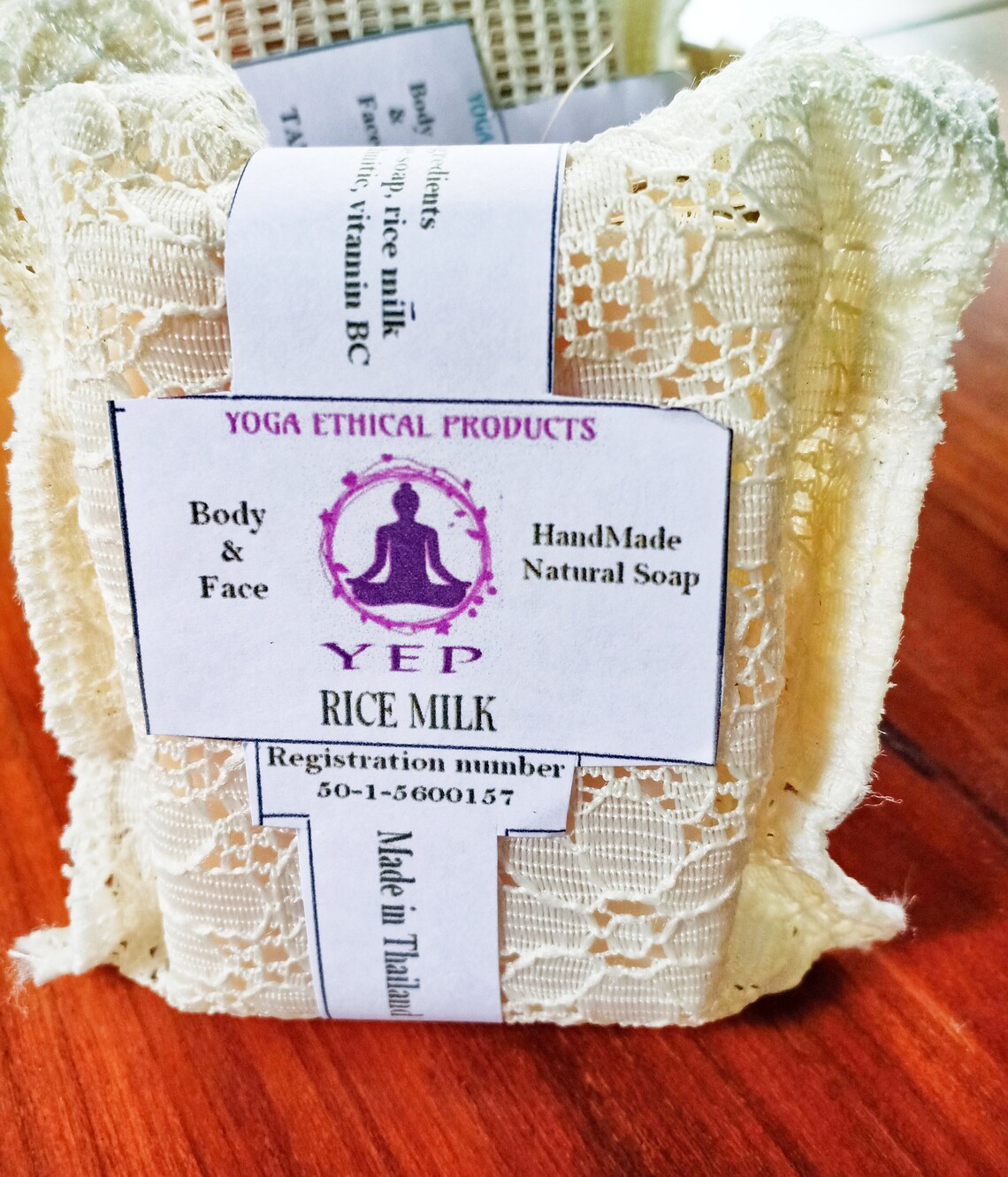 3 RICE MILK SOAP with vitamine BC gift set with a Hand Etsy