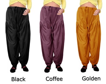 Women’s Comfortable Ethnic harem trouser Indian pants dress salwar tunic gym yoga work out pajama Pantaloons Belly Dance salwar