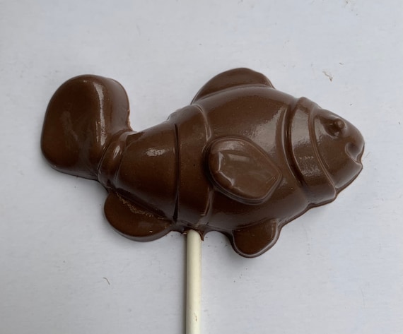 10 Clown Fish Chocolate Suckers Chocolate Fish Candy Fish