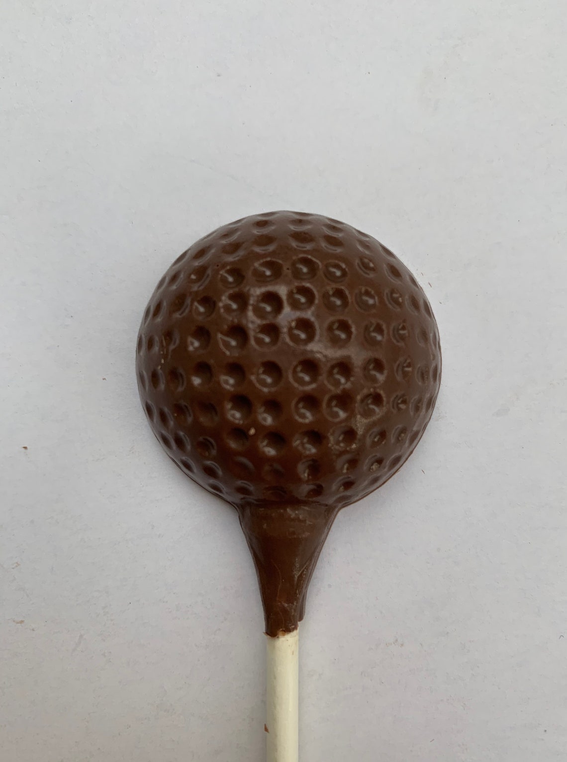 12 Chocolate Golf Ball Pops Chocolate Golf Ball Suckers Etsy