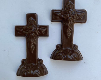 12 Chocolate standing cross chocolate Cross candy