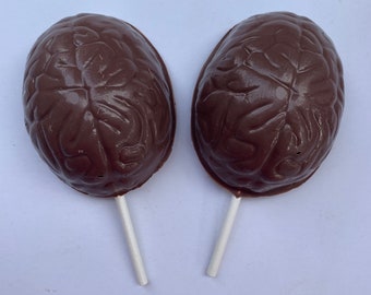 8 Chocolate brain chocolate suckers chocolate brain candy