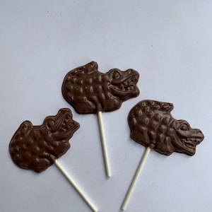 30 Alligator chocolate suckers chocolate Alligator candy Alligator chocolate pops chocolate Alligator
