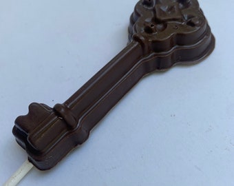 12 Chocolate key pops chocolate skeleton key suckers chocolate fancy key lollipop candy skeleton key
