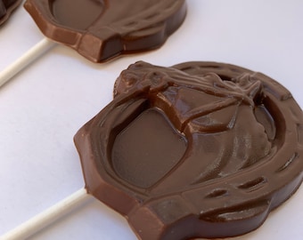 12 Chocolate Horse pops chocolate Horse suckers chocolate Horse shoe