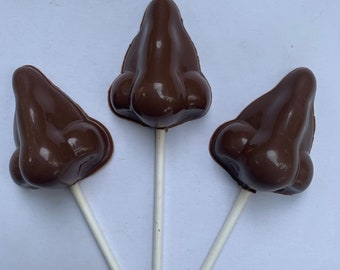 10 Chocolate Nose chocolate suckers chocolate Nose candy