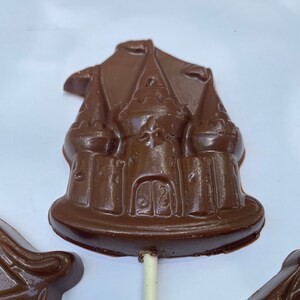 10 Princess Castle Coach chocolate suckers chocolate Princess candy Princess chocolate pops chocolate Castle