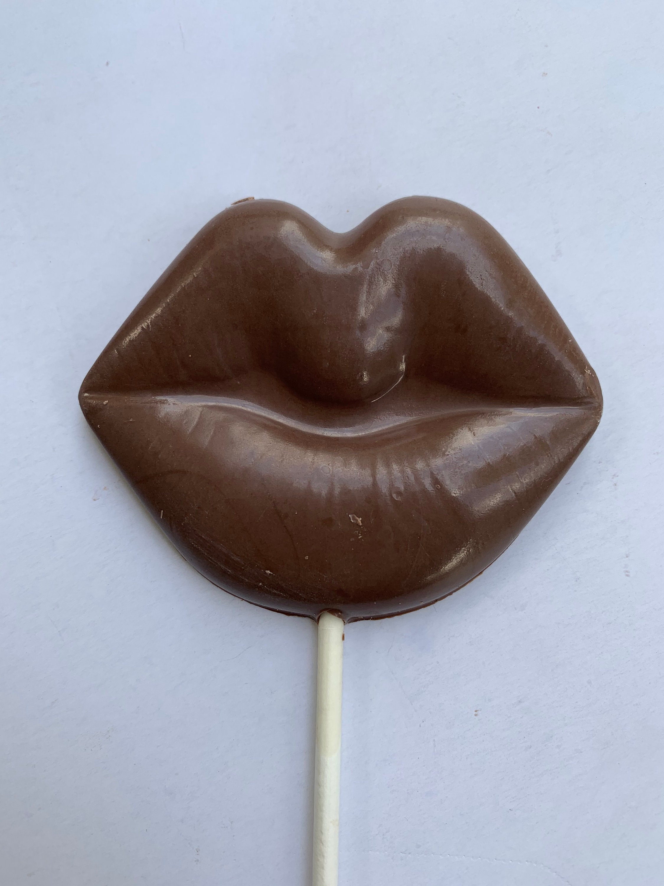 12 Chocolate lips chocolate suckers chocolate lips candy lips | Etsy