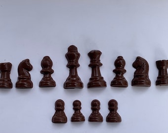 16 Chocolate Chess pieces chocolate chess piece chocolate Chess candy