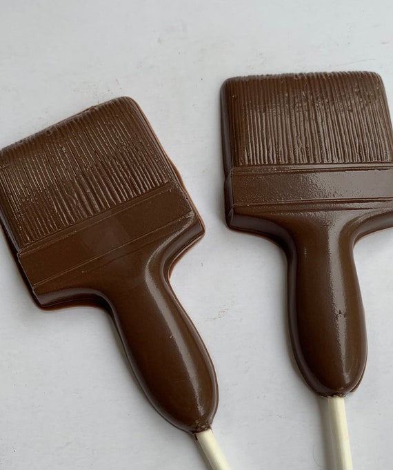 12 Chocolate Paint Brushes Pops Chocolate Paint Brush Suckers Chocolate  Paint Brush Lollipop Candy Paint Brush -  Sweden