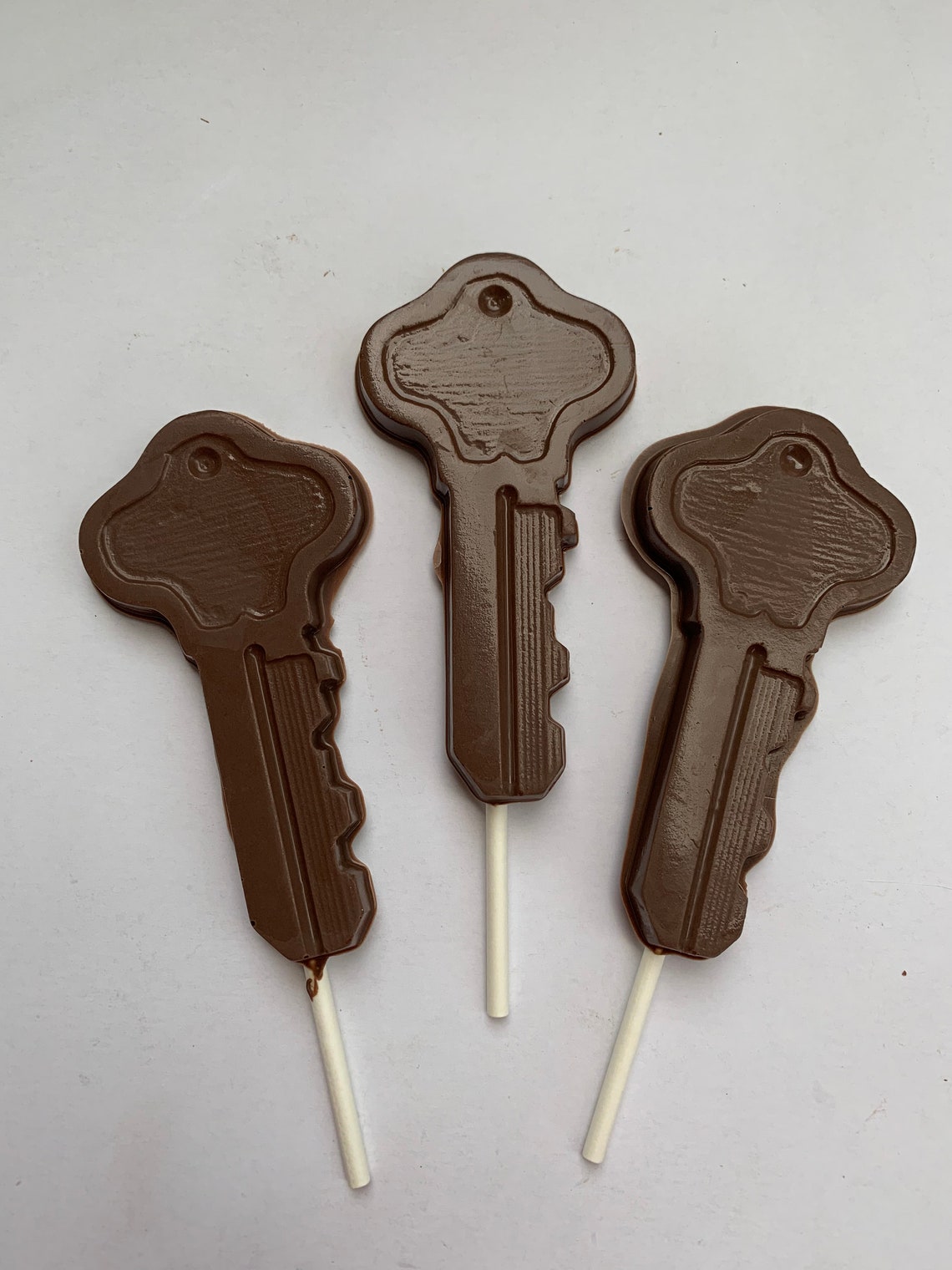 12 Chocolate key pops chocolate key suckers chocolate key Etsy